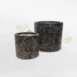 Super cute black cloud pattern ceramic pot in Alabama